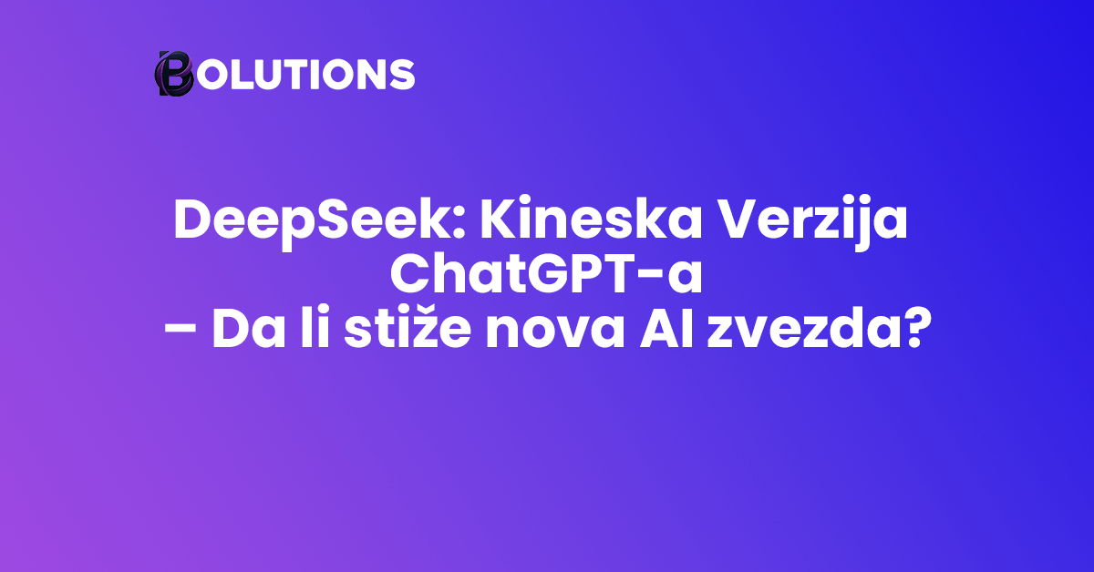 Saznajte kako DeepSeek, kineski AI otvorenog koda, postaje ozbiljan konkurent ChatGPT-u. Uporedili smo performanse, troškove i dostupnost – saznajte da li može ugroziti lidera!