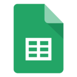 Google Sheets tabele logo